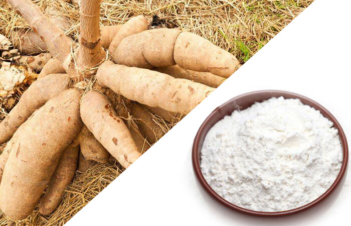 Starch obtained from cassava roots