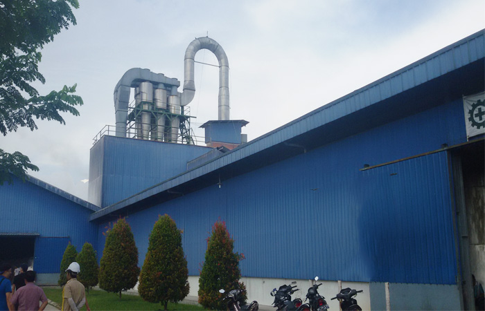 Tapioca flour processing plant