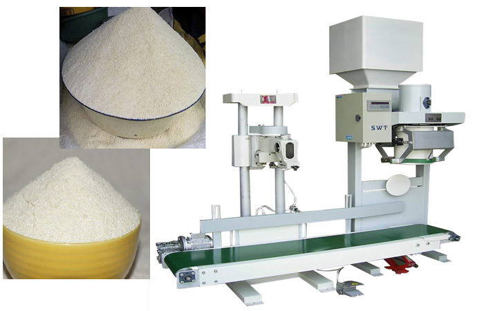 Garri production and packaging