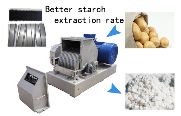 potato starch processing plant