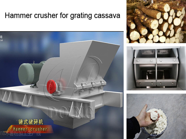 The 4t/h cassava hammer crusher shipped to Cote d'Ivoire from HENAN JINRUI