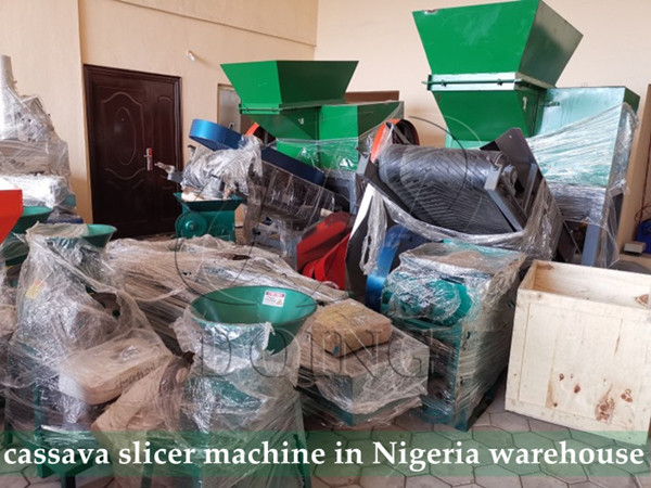 A cassava slicer machine is delivering to Nigeria